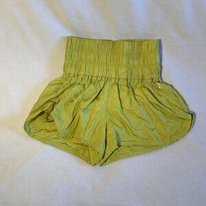 Free People Movement High-Waisted Way Home Short xs lime green